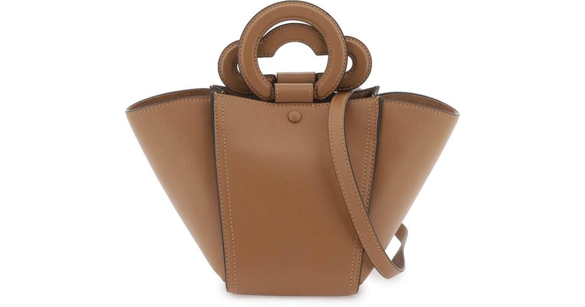 Mulberry 'mini Rider's Top Handle' Bag in Brown | Lyst UK