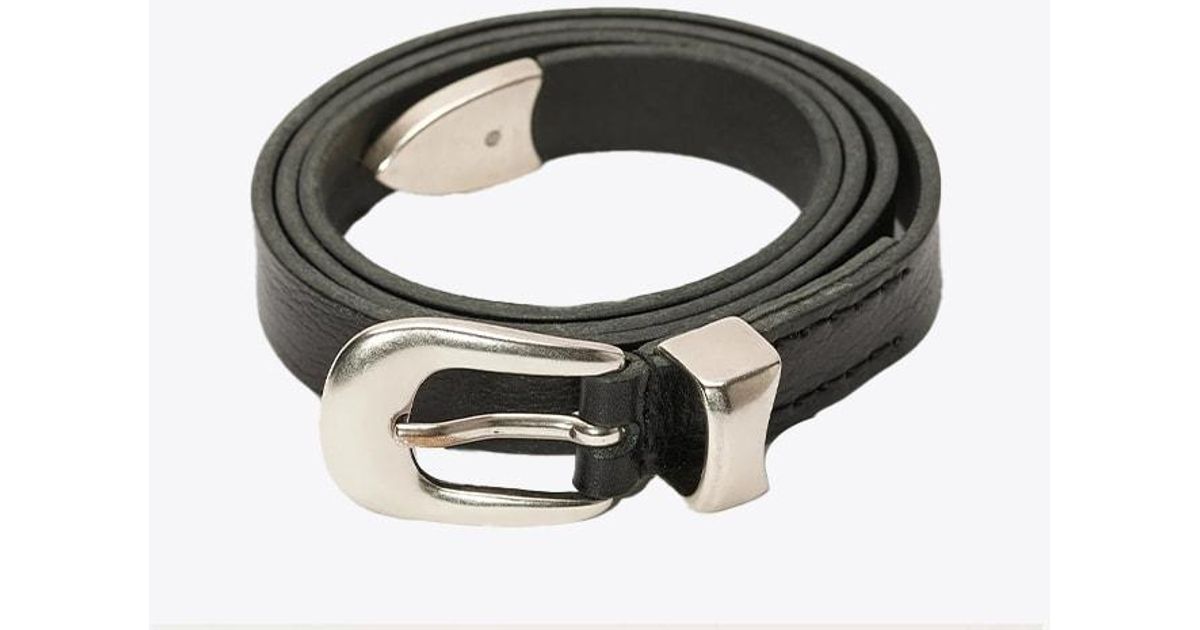 Our Legacy 2 Cm Belt Black Leather Belt 2 Cm. for Men | Lyst UK