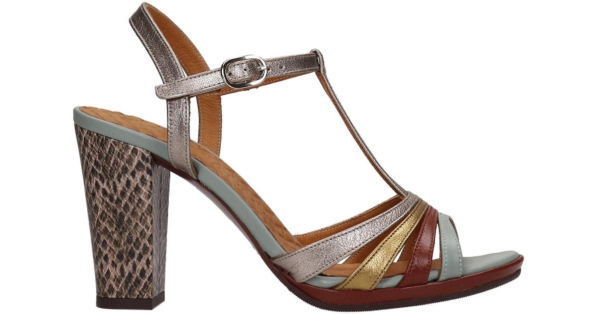 Chie Mihara Atiel Sandals In Leather in Brown | Lyst UK