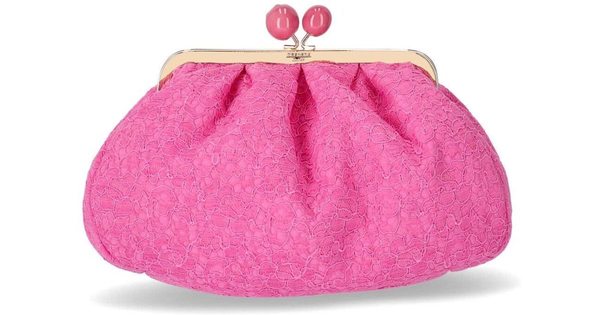 Weekend by Maxmara Pasticcino Medium Hommage À La France Fuchsia Clutch in  Pink | Lyst