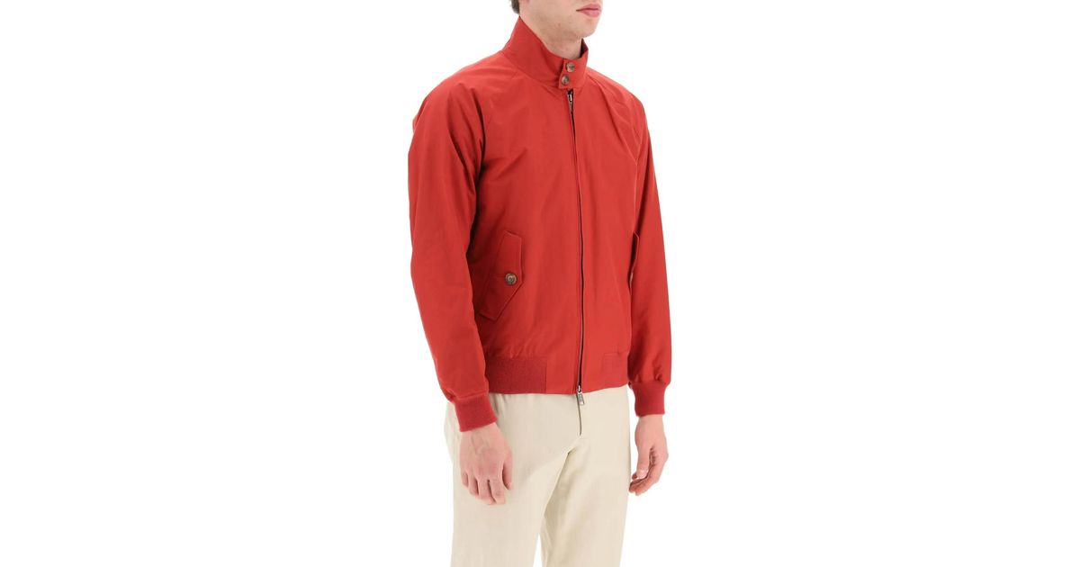 Baracuta G9 Harrington Jacket in Red for Men   Lyst