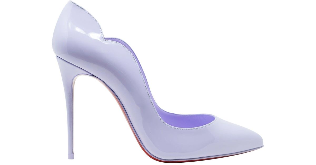 Christian Louboutin Lilac Patent Leather Hot Chick Pumps in Purple | Lyst