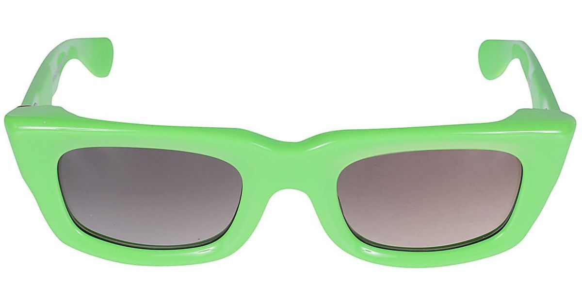 Chrome Hearts Thick Rectangle Sunglasses in Green for Men Lyst