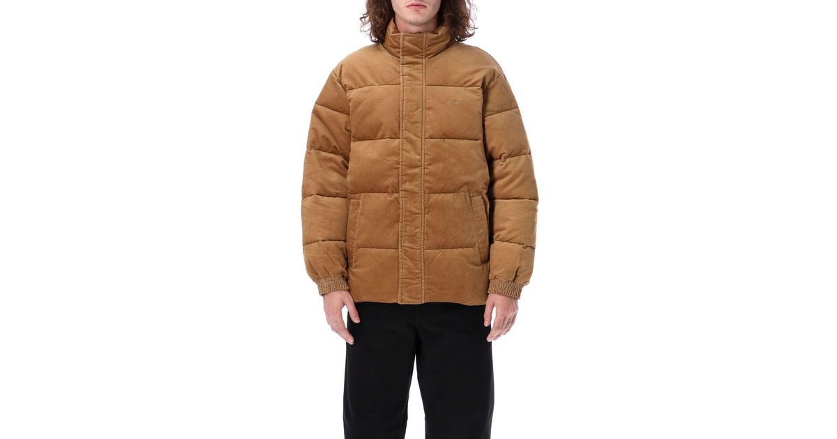 Carhartt Layton Puffer Jacket in Brown for Men Lyst UK