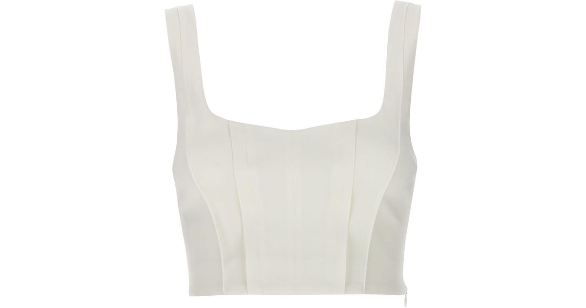 Pinko Titone Tops in White | Lyst