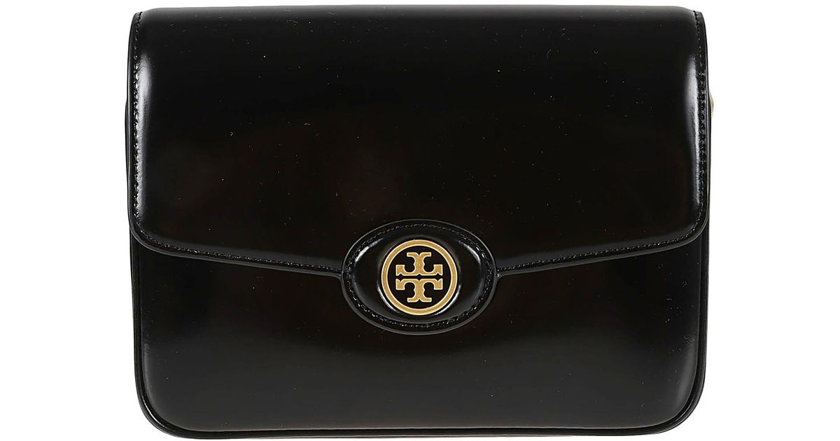 Tory Burch Robinson Convertible Shoulder Bag in Black Lyst