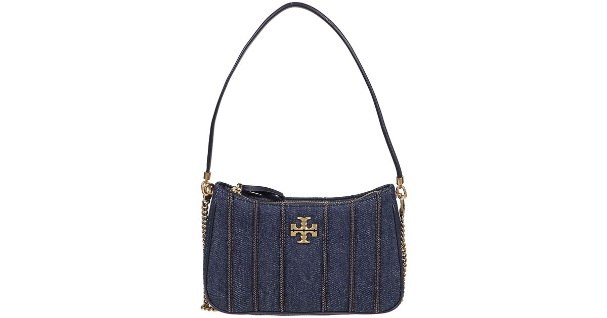 Tory Burch Kira Denim Mini Bag in Blue Lyst