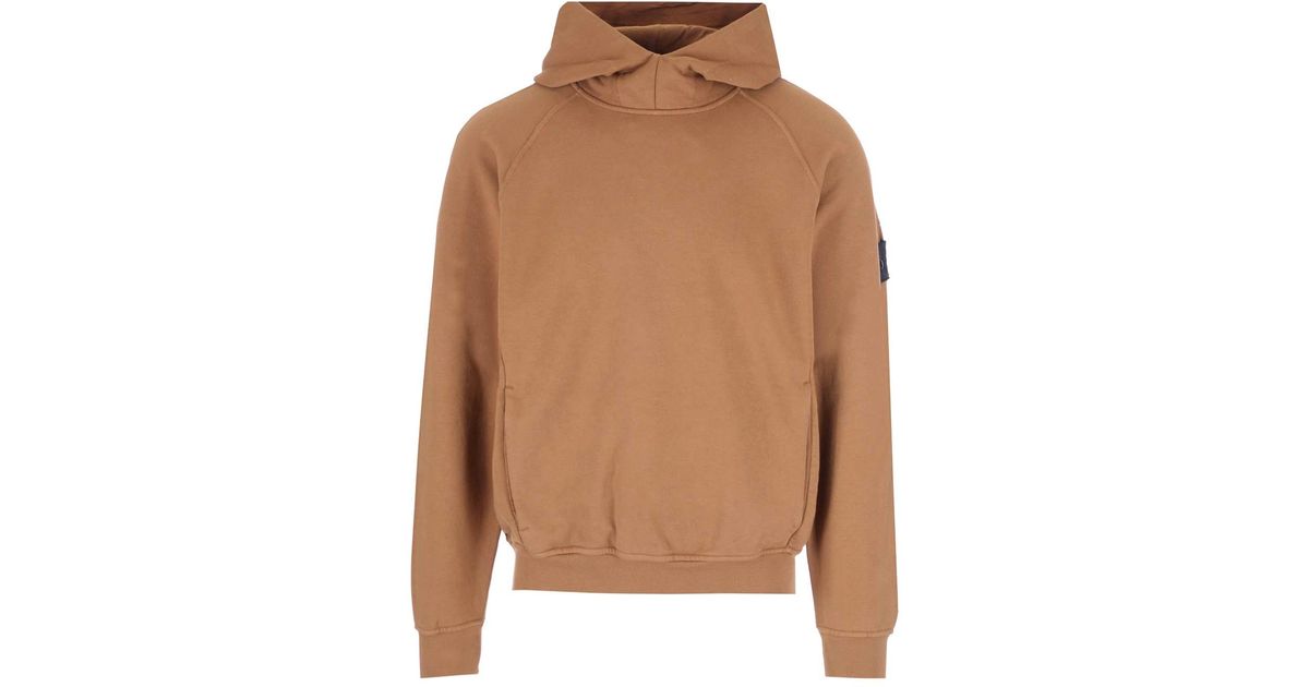 Stone Island Shadow Project Tobacco Hoodie in Brown for Men Lyst UK