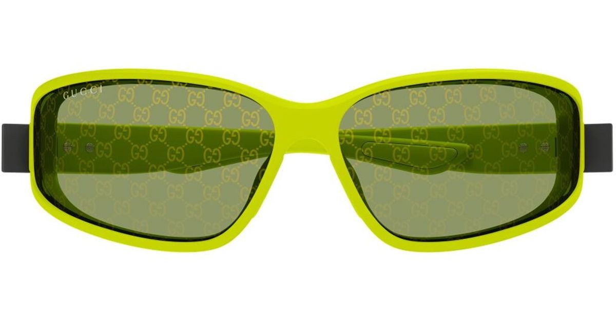 Lineas Gucci Gucci Gg2011S Linea Institutional Logo Sunglasses in Yellow for Men ...