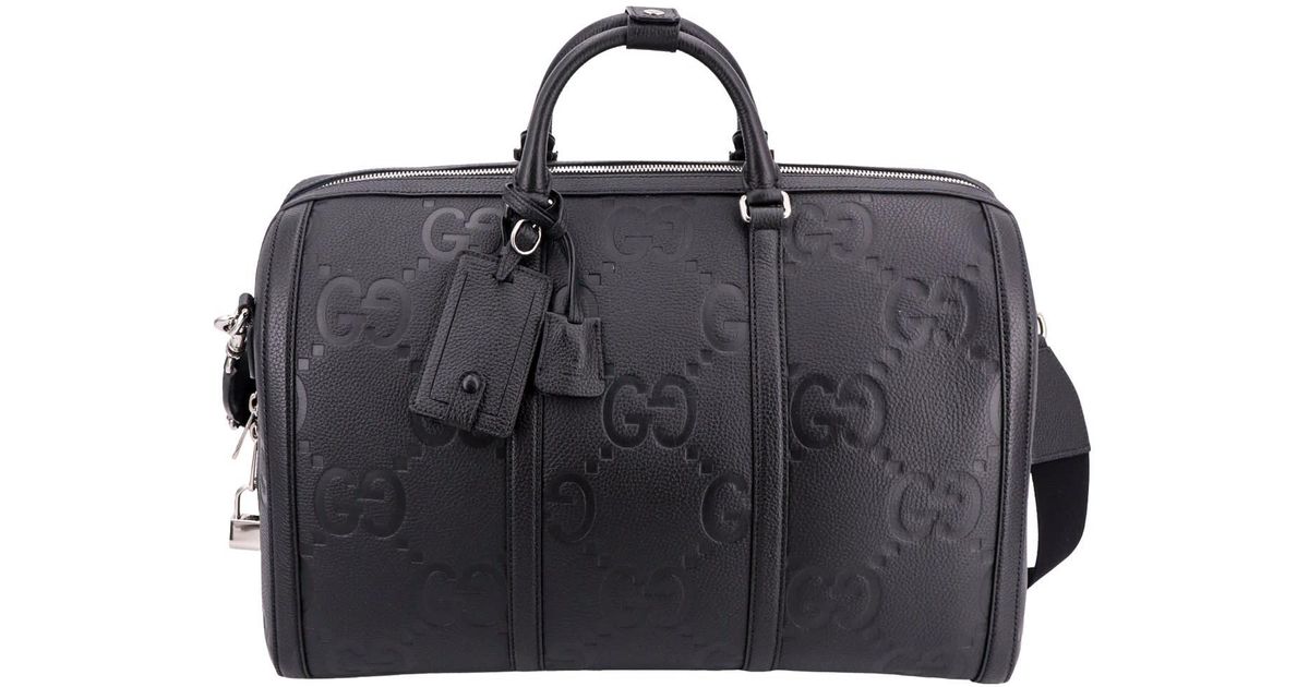 Gucci Duffle Bag in Black for Men | Lyst