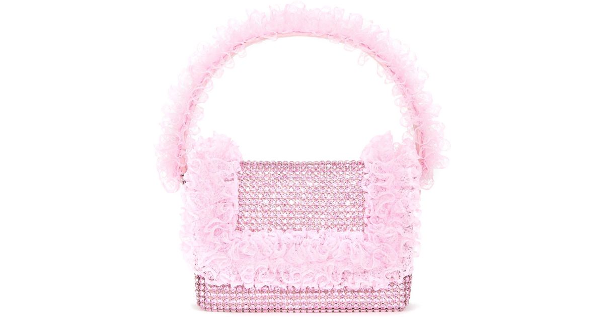 トートバッグ Christopher kane residency handbag with all-over sequins Self-Portrait Christopher Kane Residency Handbag With All