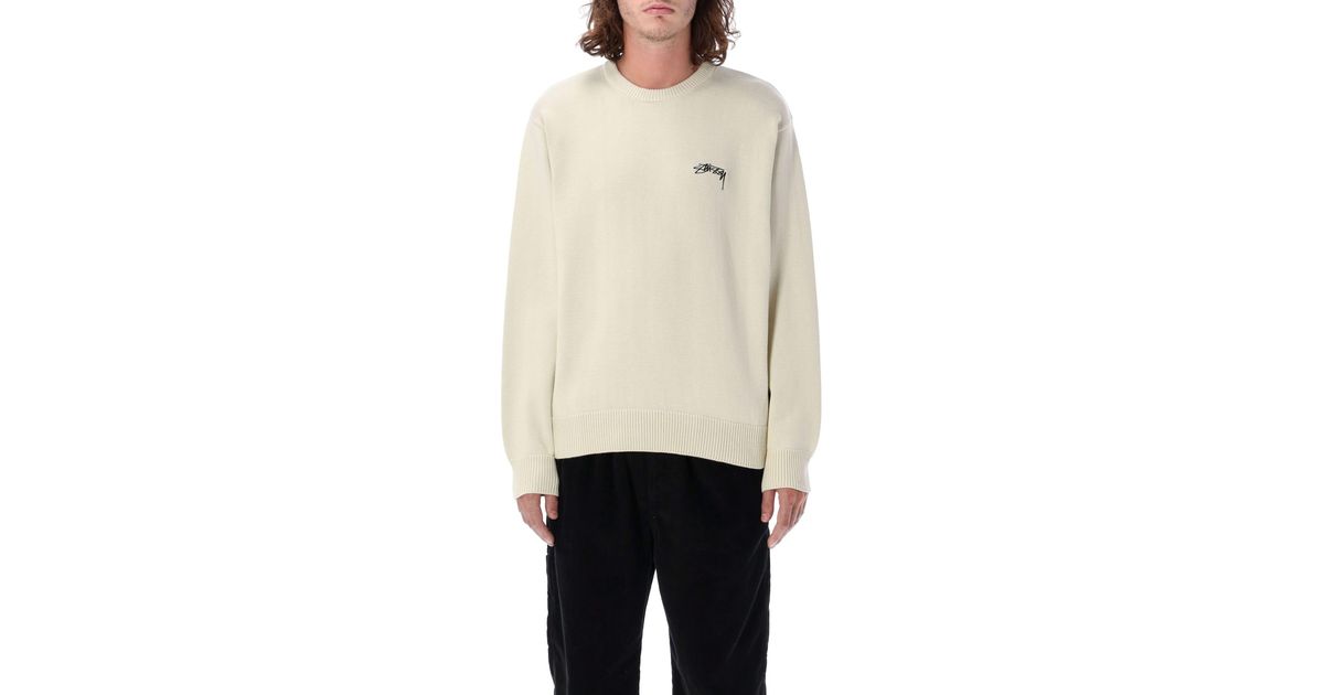 Stussy Men's Natural Care Label Sweater