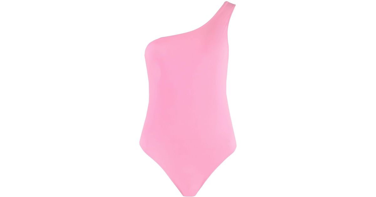 Lido Ventinove One-shoulder Swimsuit in Pink | Lyst