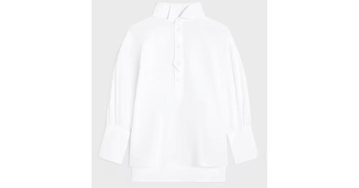 Celine Celine Shirt in White | Lyst UK