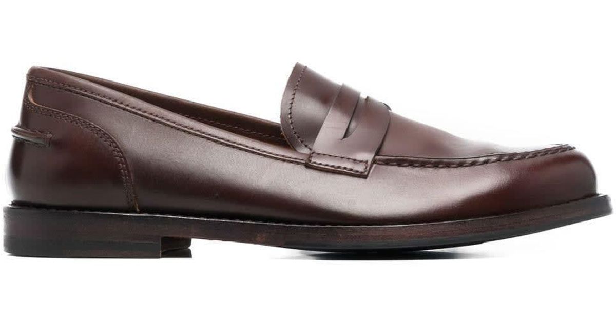 Alberto Fasciani Batik Loafers in Brown | Lyst