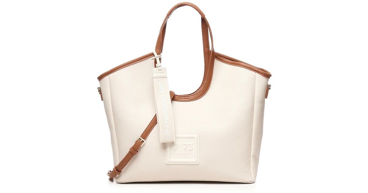 トートバッグ V73 Woman Tote bags Natural 73BS8VJ01 C38 V73