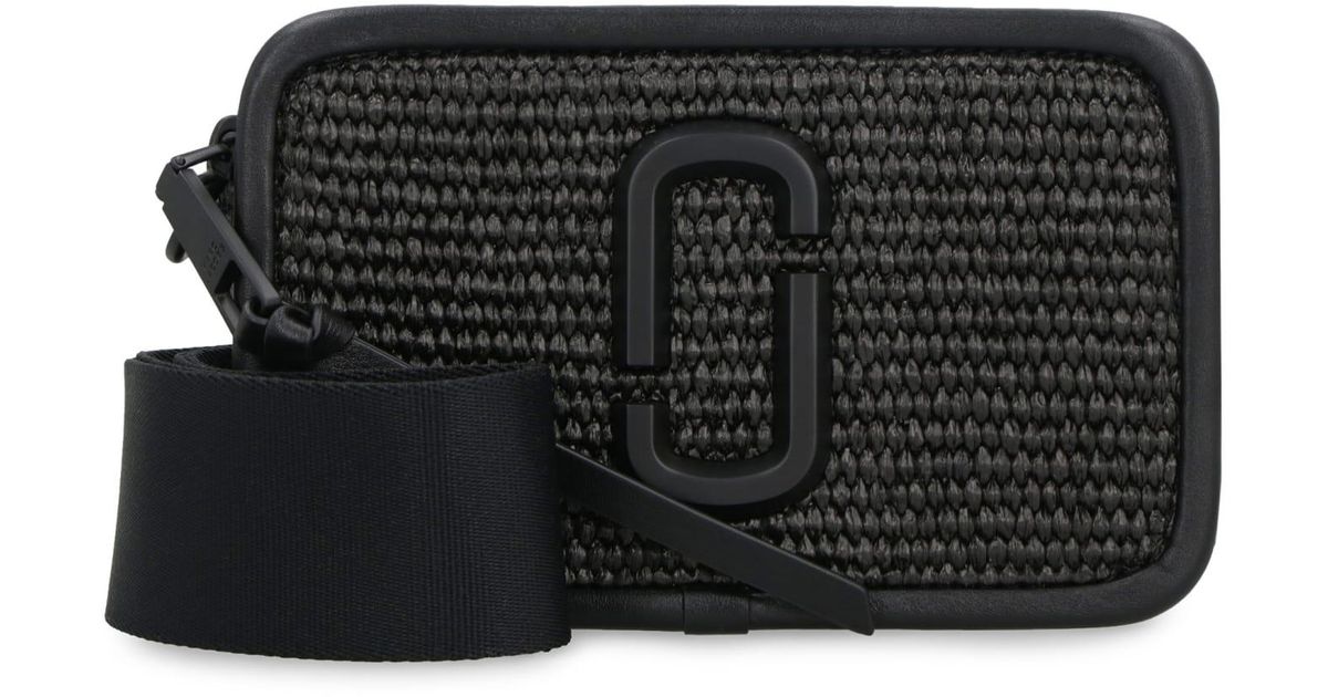 Marc Jacobs The Woven Dtm Snapshot Camera Bag in Black Lyst