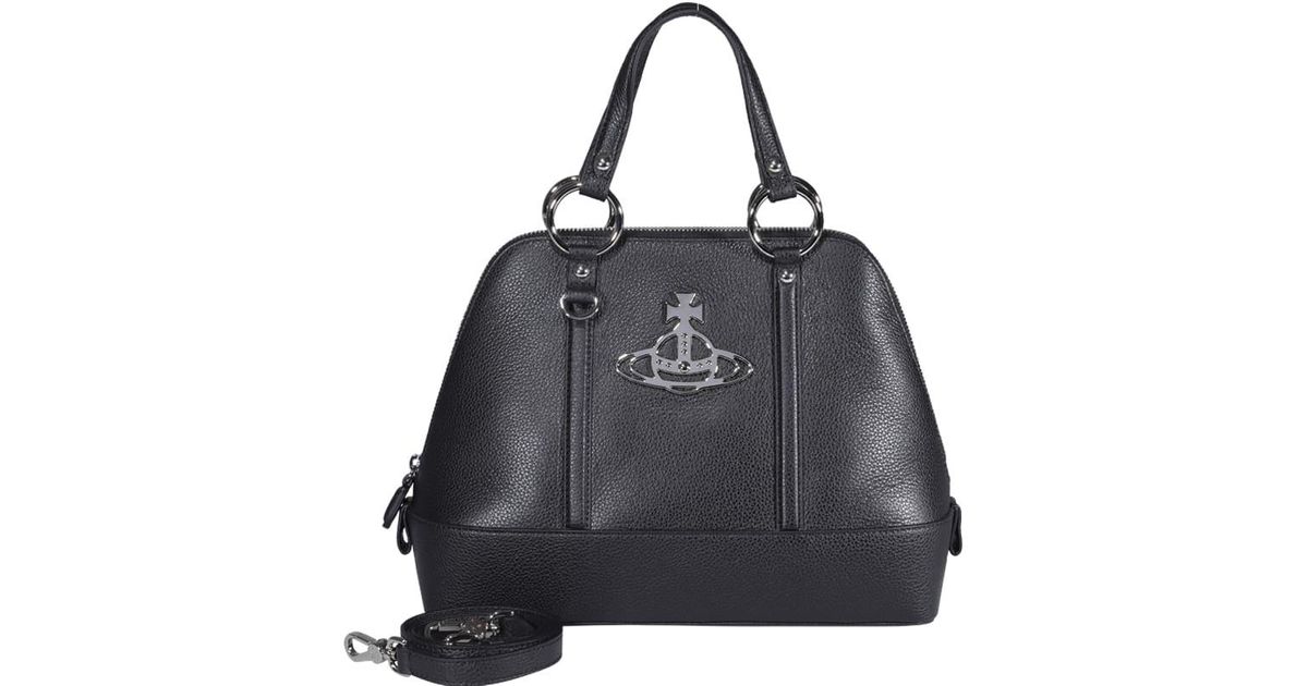 Vivienne Westwood Jordan Medium Hand Bag in Black Lyst UK