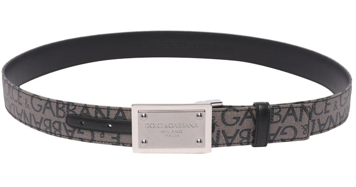Dolce & Gabbana Belts in Black for Men Lyst