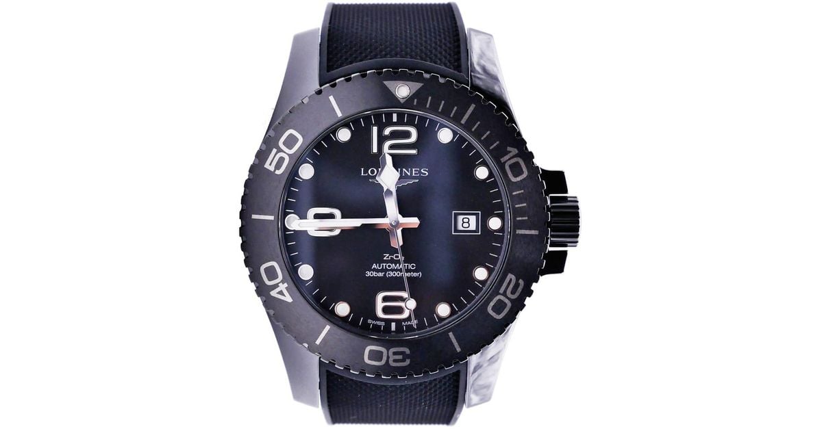 Longines Hydroconquest Automatic 43mm Watches in Blue for Men | Lyst