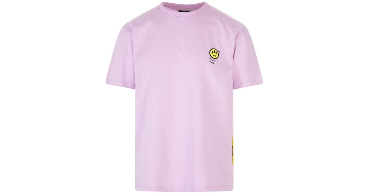 Barrow Cotton Pink T-shirt With Brick Logo | Lyst