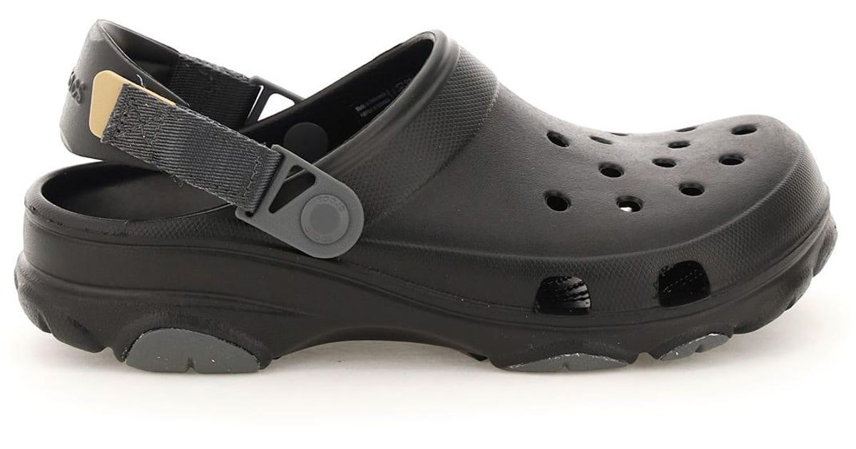 Crocs™ Rubber Slipper Classic All Terrain Unisex in Black (Black