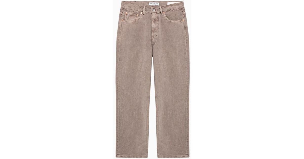 Our Legacy Gray Third Cut Jeans