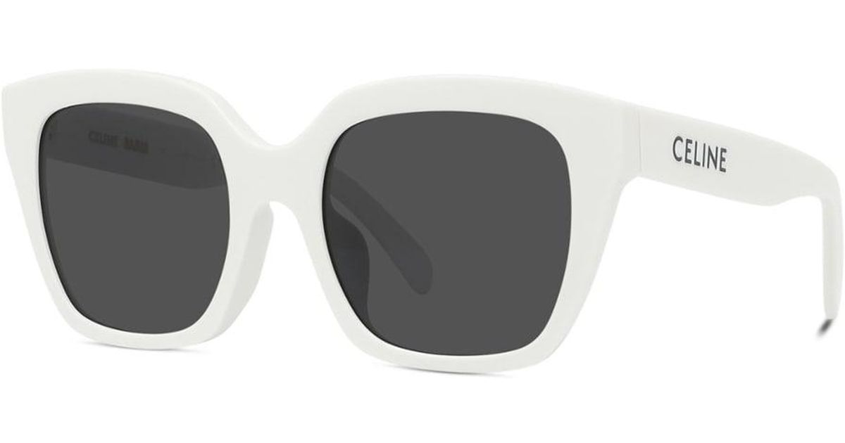 Celine Cl40198f 5825a Sunglasses in White Lyst UK