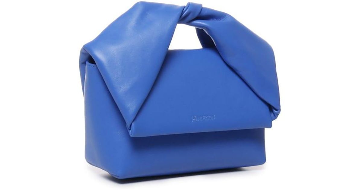 JW Anderson Twister Midi Bag in Blue | Lyst