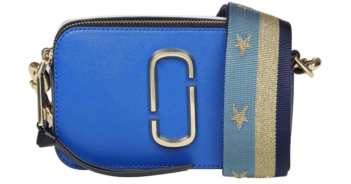 Marc Jacobs Snapshot In Leather Color Blue | Lyst UK