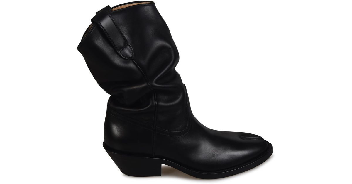 Maison Margiela Black Cleft Toe Boots