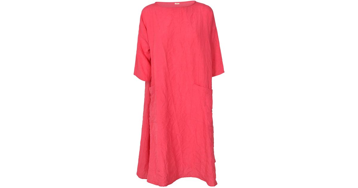 A PUNTO B Oversized Dress in Pink | Lyst