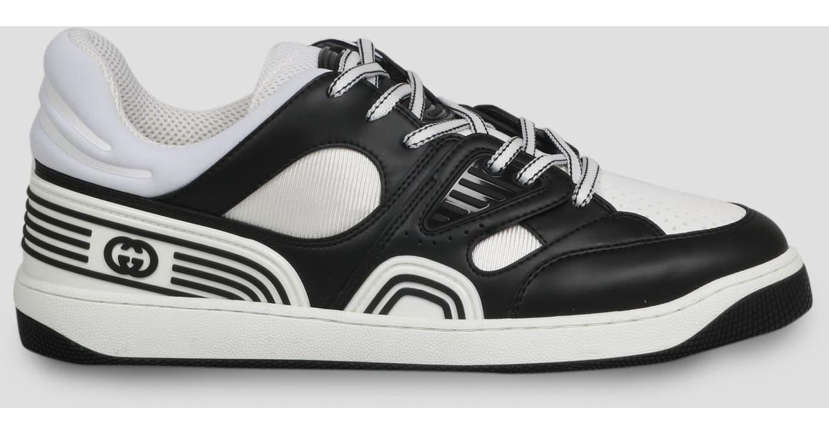Gucci Basket Sneakers in Black for Men Lyst