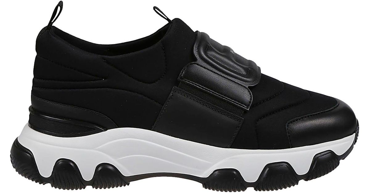 Hogan Hyperactive Slipon Sneakers in Black | Lyst