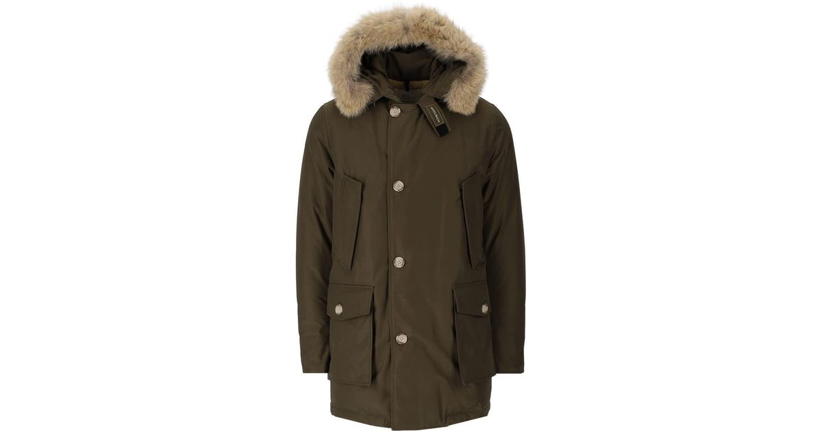 Woolrich Arctic Fur Military Green Parka for Men | Lyst UK