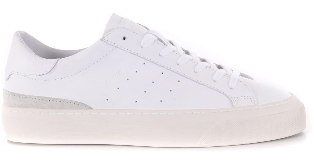 Date Sneakers Sonica Calf in White for Men | Lyst
