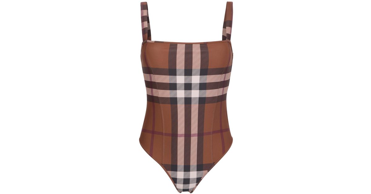 Burberry Swimwear in Brown Lyst