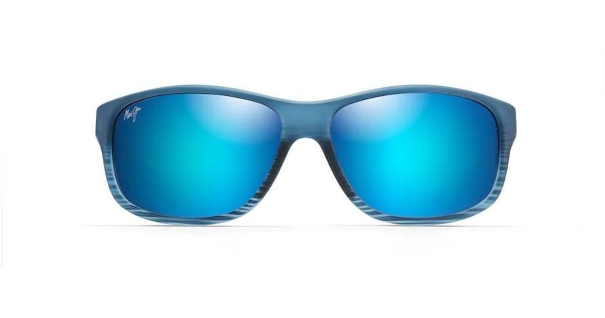 Maui Jim Kaiwi Channel Sunglasses in Blue Lyst UK