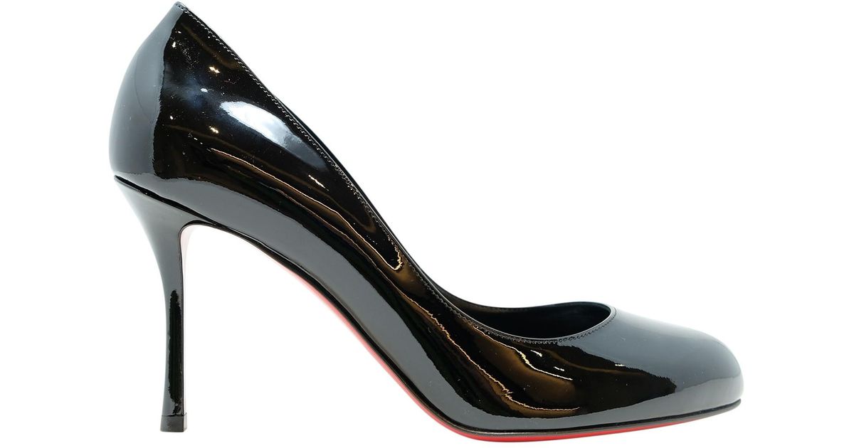 Christian Louboutin Patent Dolly Pump 85 Pumps in Black Lyst