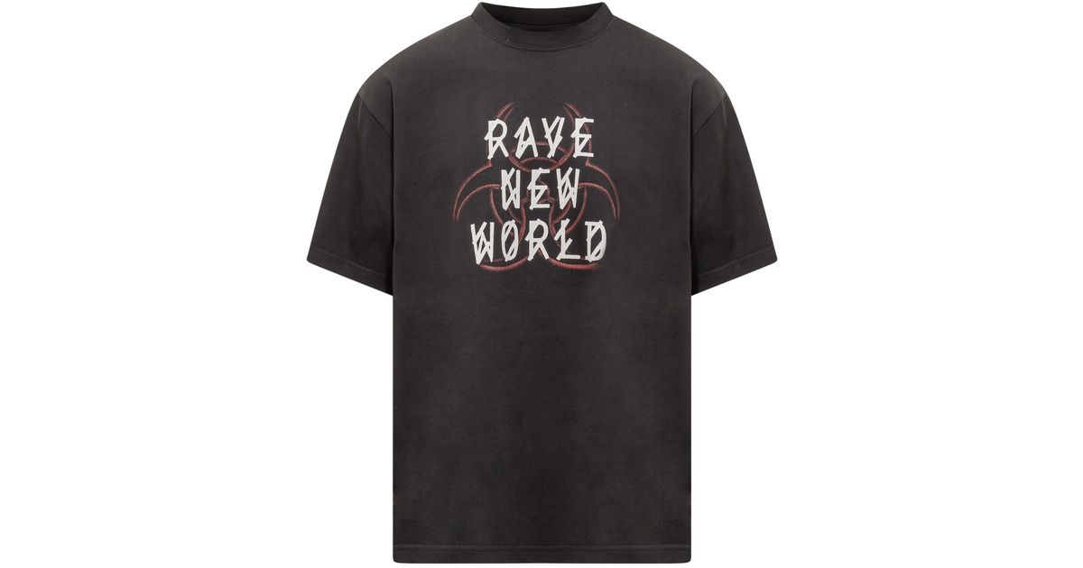 44 Label Group Rave New World T-shirt in Black for Men | Lyst UK
