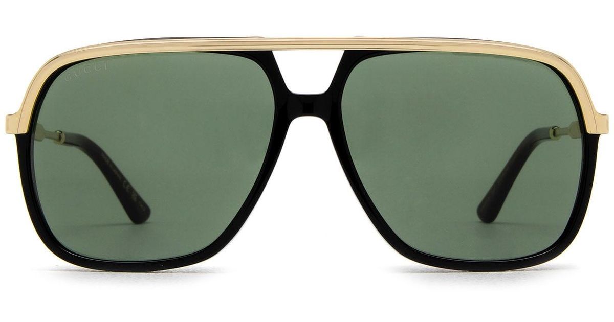 gucci gg0200s black gold 001
