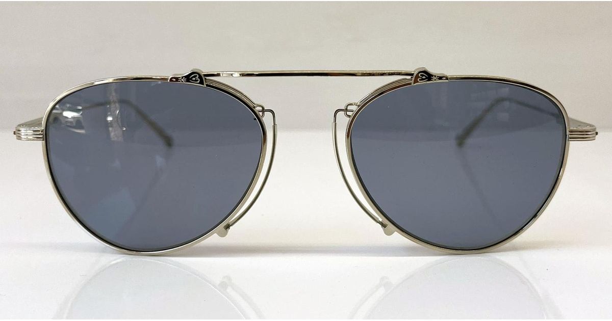 Matsuda M3130 - Palladium White Sunglasses in Black | Lyst