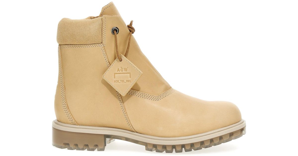 A_COLD_WALL* Timberland Capsule Ankle Boots Boots, Ankle Boots in Natural  for Men | Lyst