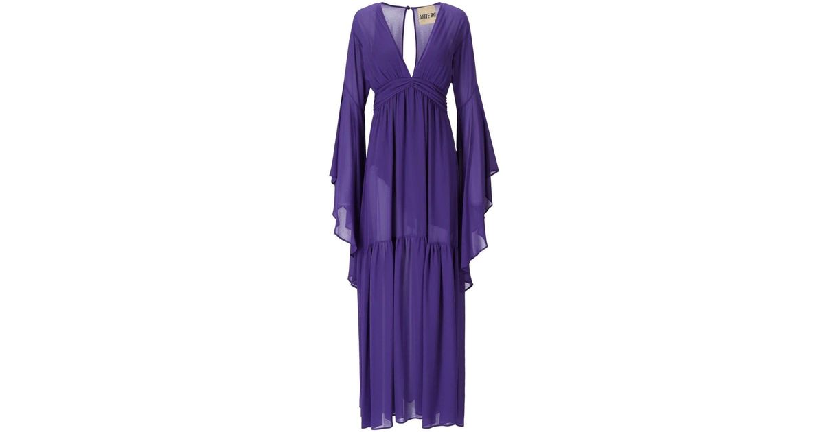 Aniye By Holly Violet Long Dress in Purple | Lyst