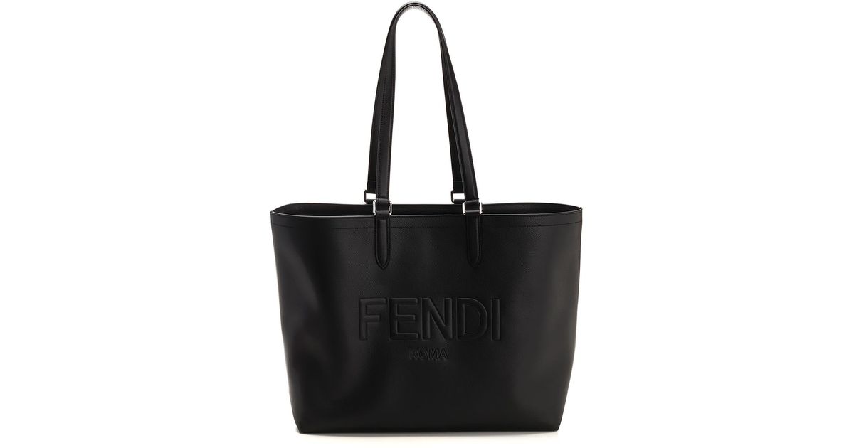 Fendi black tote bag top