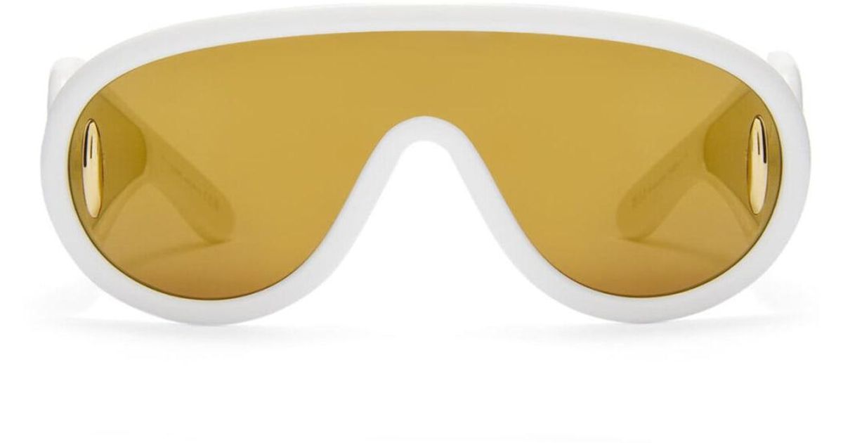 Loewe Lw40108i 25g Sunglasses in Yellow | Lyst