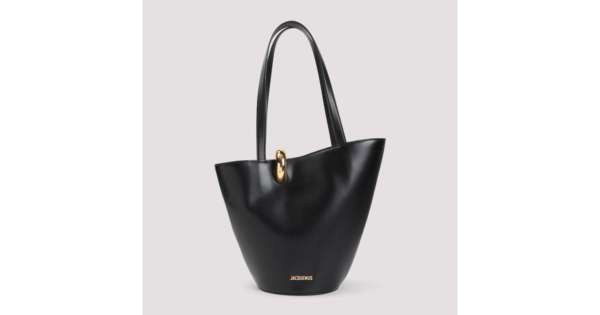 ハンドバッグ JACQUEMUS LA BAMBOLA MOYEN HANDBAG Jacquemus Le Bambola Moyen Croc-Embossed Suede Tote Bag