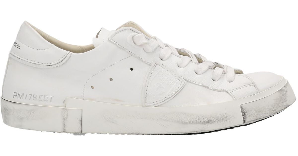 Philippe Model 'prsx' Sneakers in White for Men | Lyst