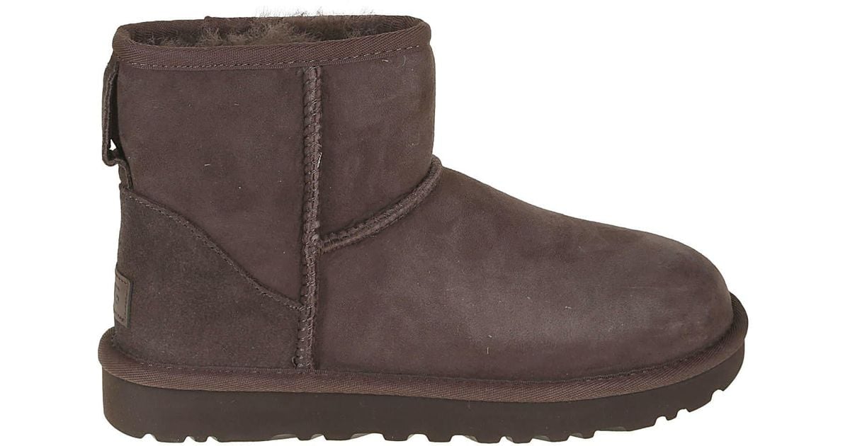 ugg-mini-classic-ii-burnt-cedar-in-brown-lyst