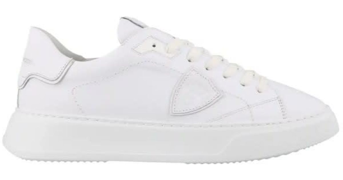 Philippe Model Leather Temple Veau - Blanc in White for Men | Lyst